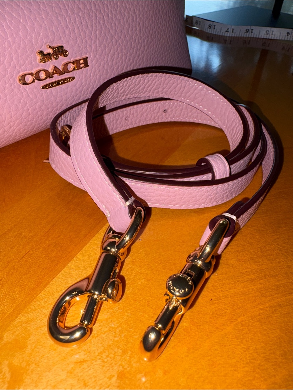 Coach Laurel Shoulder Bag in Carnation Pink - Picture 15 of 15